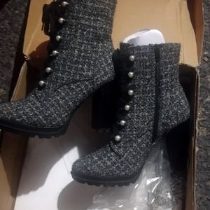 Shandee Pearl Lug Sole Bootie